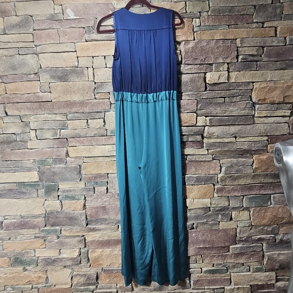 CAROLINA RITZLER Irma Sleeveless Tie-Waist Satin Jumpsuit size US 2 - Picture 8 of 13
